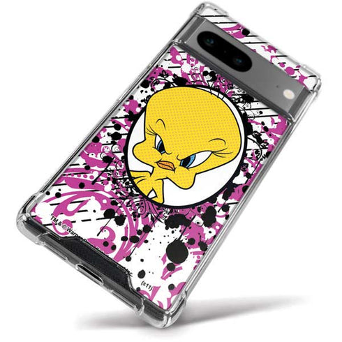 Looney Tunes Tweety Bird with Attitude Google Pixel 8a Clear Case